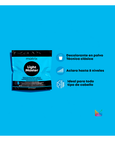 MATRIX LIGHT MASTER POUCH DECOLORANTE 500 GRS. 2025