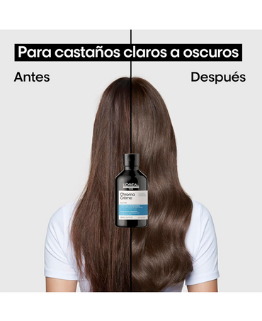 LP LOREAL SERIE EXPERT CHROMA CREME ASH SHAMPOO 500 ML.