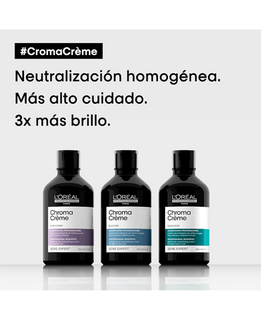 LP LOREAL SERIE EXPERT CHROMA CREME PURPLE SHAMPOO 1500 ML.