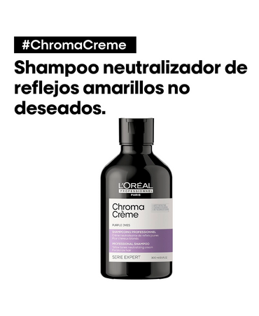 LP LOREAL SERIE EXPERT CHROMA CREME PURPLE SHAMPOO 1500 ML.