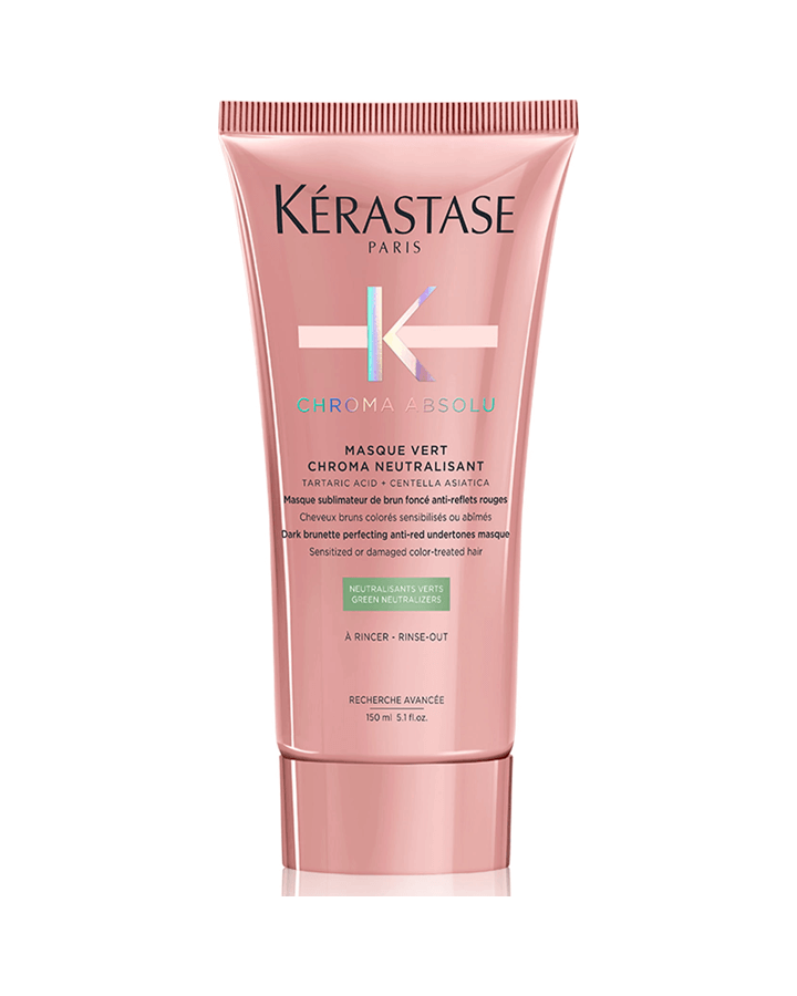 KERASTASE CHROMA ABSOLU MASQUE VERT NEUTRALISANT 150 ML.