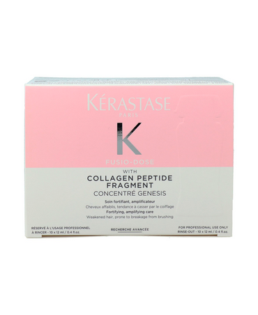 KERASTASE FUSIO-DOSE COLLAGEN PEPTIDE FRAGMENT CONCENTRE GENESIS 10X12 ML