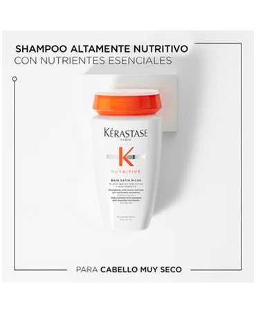 KERASTASE NUTRITIVE BAIN SATIN RICHE SHAMPOO 250 ML.