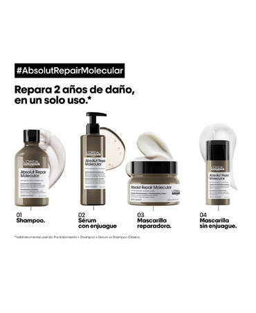 LP LOREAL SERIE EXPERT ABSOLUT REPAIR MOLECULAR MASCARILLA 250 ML. 2026