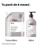 LP LOREAL SERIE EXPERT SILVER SHAMPOO 500 ML. REFILL 2026