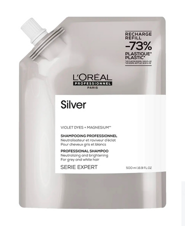 LP LOREAL SERIE EXPERT SILVER SHAMPOO 500 ML. REFILL 2026