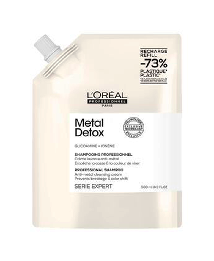 LP LOREAL SERIE EXPERT METAL DETOX SHAMPOO 500 ML. REFILL
