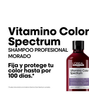 LP LOREAL SERIE EXPERT VITAMINO COLOR SPECTRUM SHAMPOO PURPLE DYES 300 ML. 2026