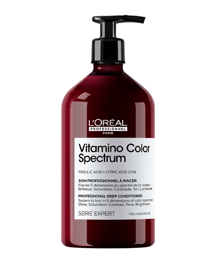 LP LOREAL SERIE EXPERT VITAMINO COLOR SPECTRUM ACONDICIONADOR 750 ML. 2025 - El Palacio De La Belleza