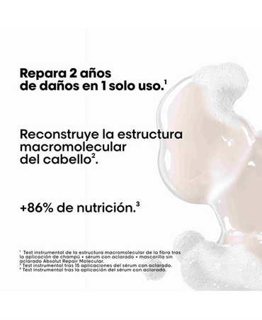 LP LOREAL SERIE EXPERT ABSOLUT REPAIR MOLECULAR SHAMPOO 1000 ML. REFILL 2026