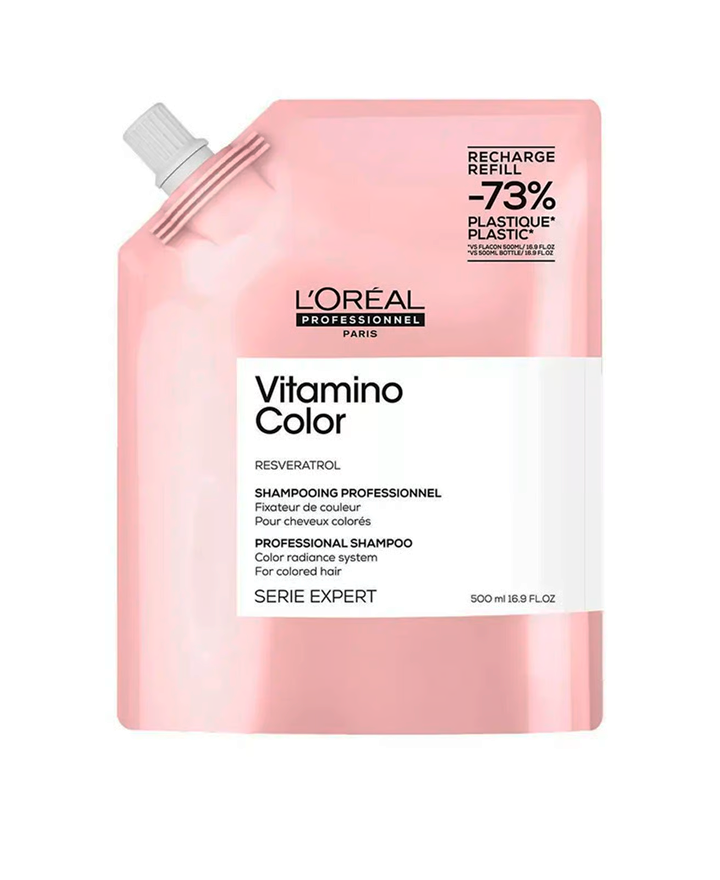 LP LOREAL SERIE EXPERT VITAMINO COLOR SHAMPOO 1000 ML. REFILL