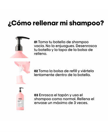 LP LOREAL SERIE EXPERT VITAMINO COLOR SHAMPOO 1000 ML. REFILL 2026