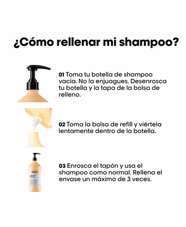 LP LOREAL SERIE EXPERT ABSOLUT REPAIR SHAMPOO 1000 ML. REFILL 2026