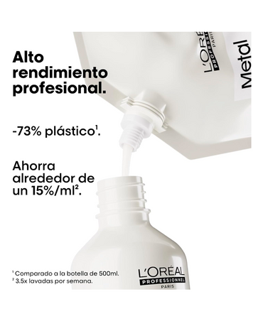 LP LOREAL SERIE EXPERT METAL DETOX SHAMPOO 1000 ML. REFILL