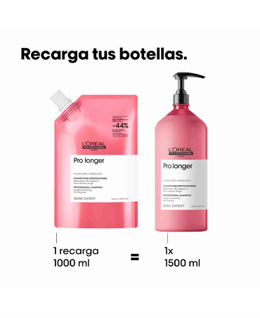 LP LOREAL SERIE EXPERT PRO LONGER SHAMPOO 1000 ML. REFILL 2026