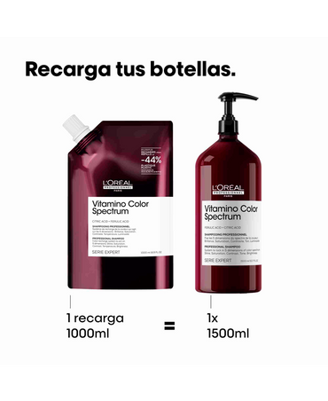 LP LOREAL SERIE EXPERT VITAMINO COLOR SPECTRUM SHAMPOO 1000 ML. REFILL 2026