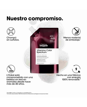 LP LOREAL SERIE EXPERT VITAMINO COLOR SPECTRUM SHAMPOO 1000 ML. REFILL 2026