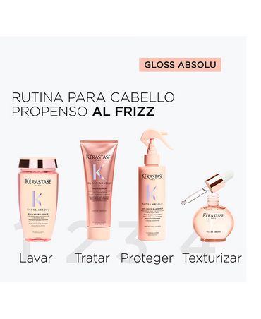 KERASTASE GLOSS ABSOLU BAIN HYDRA-GLAZE 250 ML. - El Palacio De La Belleza
