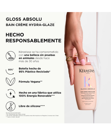 KERASTASE GLOSS ABSOLU BAIN CREME HYDRA-GLAZE 250 ML.