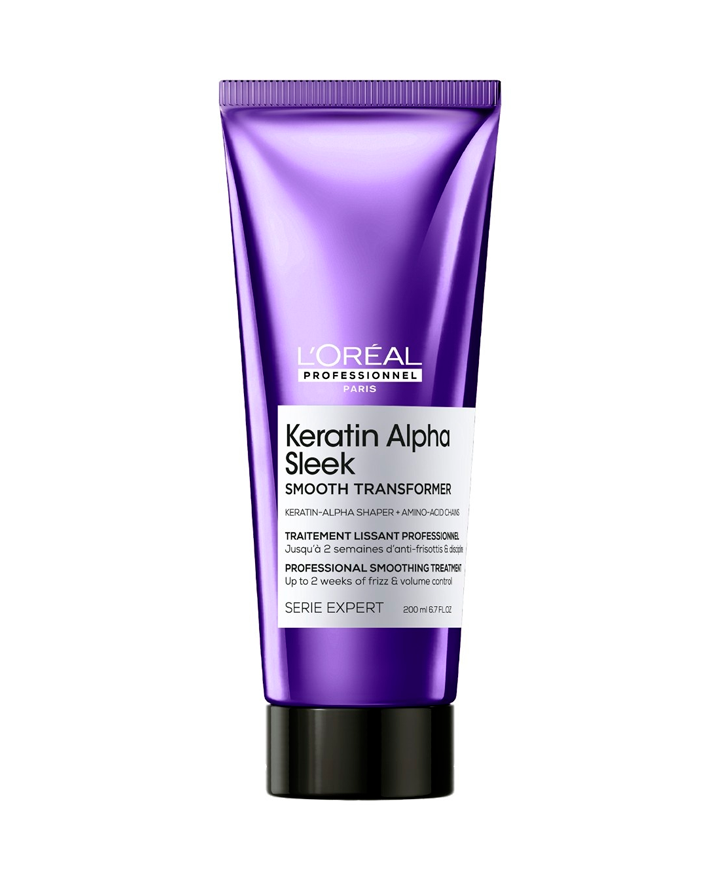 LP LOREAL SERIE EXPERT KERATIN ALPHA SLEEK SMOOTH TRANSFORMER 200 ML. 2026