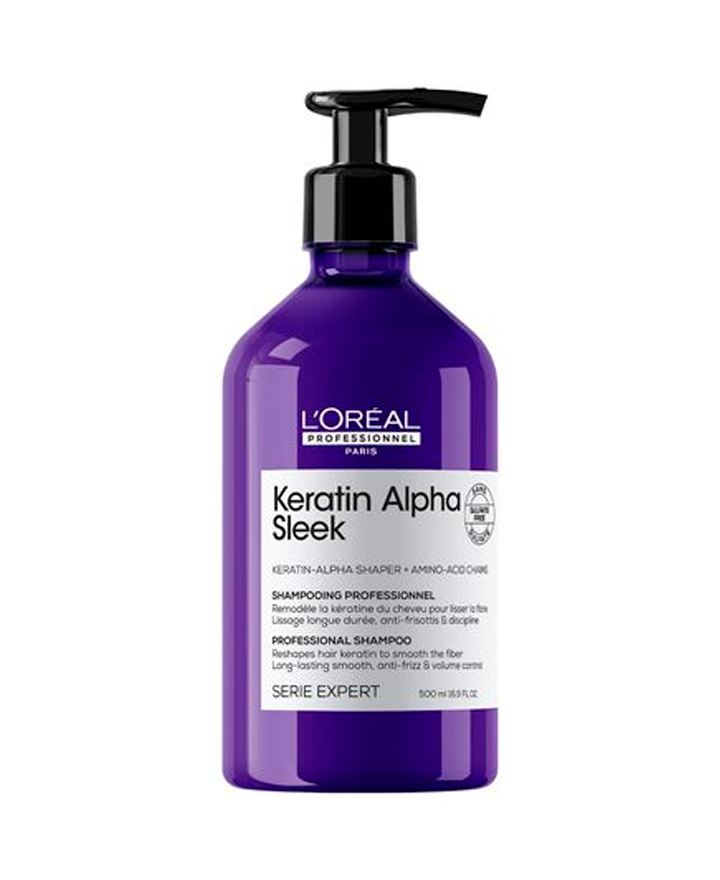 LP LOREAL SERIE EXPERT KERATIN ALPHA SLEEK SHAMPOO 500 ML. 2026