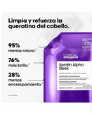 LP LOREAL SERIE EXPERT KERATIN ALPHA SLEEK SHAMPOO 500 ML. REFILL 2026