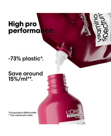 LP LOREAL SERIE EXPERT VITAMINO COLOR SPECTRUM SHAMPOO 500 ML. REFILL