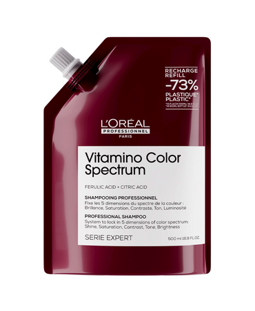 LP LOREAL SERIE EXPERT VITAMINO COLOR SPECTRUM SHAMPOO 500 ML. REFILL