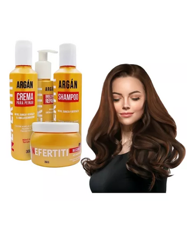 NEFERTITI ARGAN KIT C/4 PZAS.