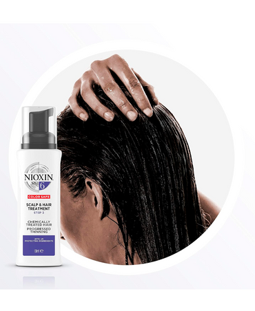 NIOXIN SISTEMA 6 QUIMICAMENTE TRATADO AFINAMIENTO EVIDENTE 150/150/50 ML. - El Palacio De La Belleza