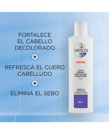 NIOXIN 6 SCALP THERAPY REVITALIZING CABELLO TRATADO QUIMICAMENTE 1 LT. - El Palacio De La Belleza