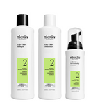 NIOXIN SISTEMA 2 CABELLO NATURAL AFINAMIENTO EVIDENTE 150/150/40 ML. - El Palacio De La Belleza