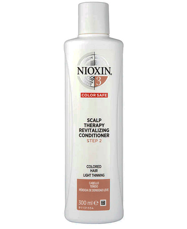 NIOXIN 3 SCALP THERAPY REVITALIZING COLOR SAFE PERDIDA LEVE 300 ML.