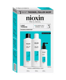 NIOXIN SISTEMA 3 CABELLO COLORIDO AFINAMIENTO LEVE 300/300/100 ML. - El Palacio De La Belleza