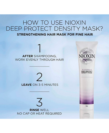 NIOXIN 3D INTENSIVE DEEP PROTECT DENSITY MASK 150 ML. - El Palacio De La Belleza