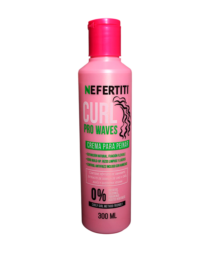 NEFERTITI CURL PRO WAVES CREMA PARA PEINAR 300 ML.