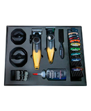 KEMEI ESTUCHE CERRADURA CLAVE COMBO CLIPPER /TRIMMER KM-1867+1868 GOLD