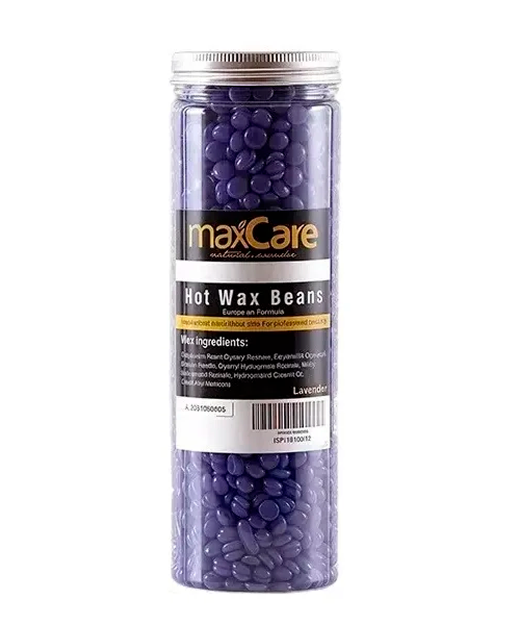 MAXCARE CERA DEPILATORIA ELASTICA 400 GRS. LAVANDA