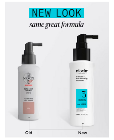 NIOXIN 3 SCALP TREATMENT NORMAL TO THIN / QUIMICAMENTE/ 100 ML - El Palacio De La Belleza