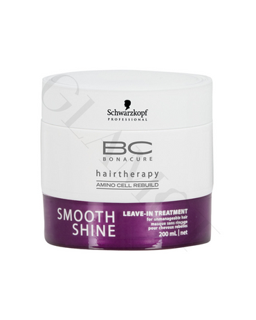 SCHWARZKOPF BONACURE SMOOTH SHINE LEAVE IN TREATMENT 200 ML.