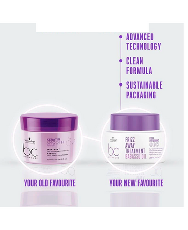 SCHWARZKOPF BC SMOOTH PERFECT TREATMENT 200 ML.