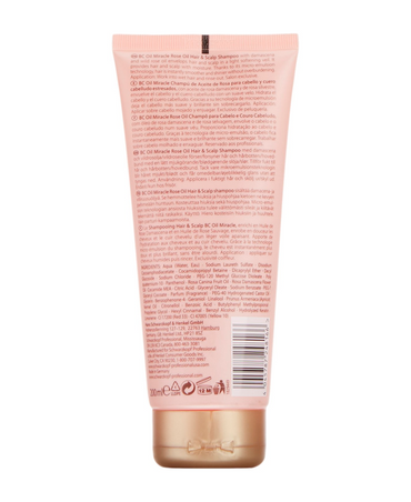 SCHWARZKOPF BC OIL MIRACLE ROSE SHAMPOO 200 ML.