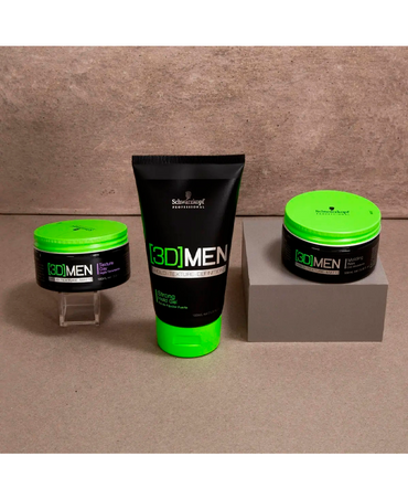 SCHWARZKOPF 3D MEN STRONG HOLD GEL 150 ML.