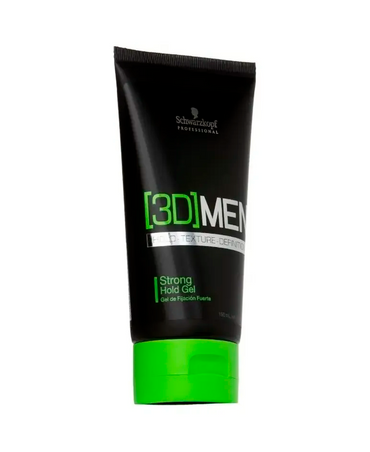 SCHWARZKOPF 3D MEN STRONG HOLD GEL 150 ML.