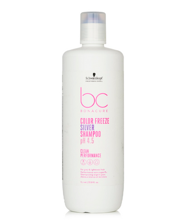 SCHWARZKOPF BC COLOR FREEZE SILVER SHAMPOO 1000 ML.