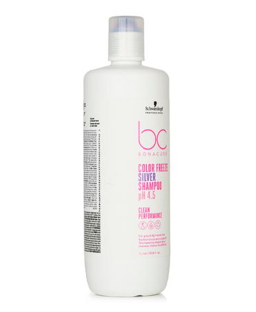 SCHWARZKOPF BC COLOR FREEZE SILVER SHAMPOO 1000 ML.