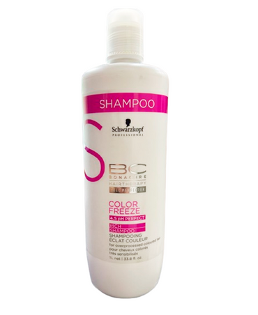SCHWARZKOPF BC COLOR FREEZE SHAMPOO ENRIQUECIDO 1000 ML.