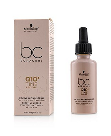 SCHWARZKOPF BC Q10 TIME RESTORE SERUM REJUVENATING 30 ML.