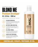 SCHWARZKOPF BLONDME PEROXIDO 6% 20 VOL. 1000 ML. - El Palacio De La Belleza