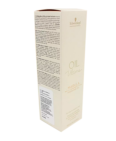 SCHWARZKOPF NUEVO OIL ULTIME MARULA FINISHING OIL 100 ML.